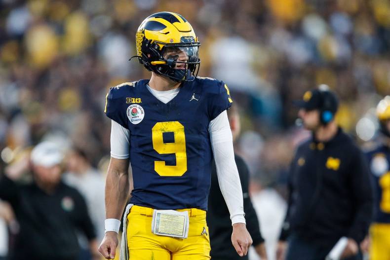 Michigan quarterback J.J. McCarthy
